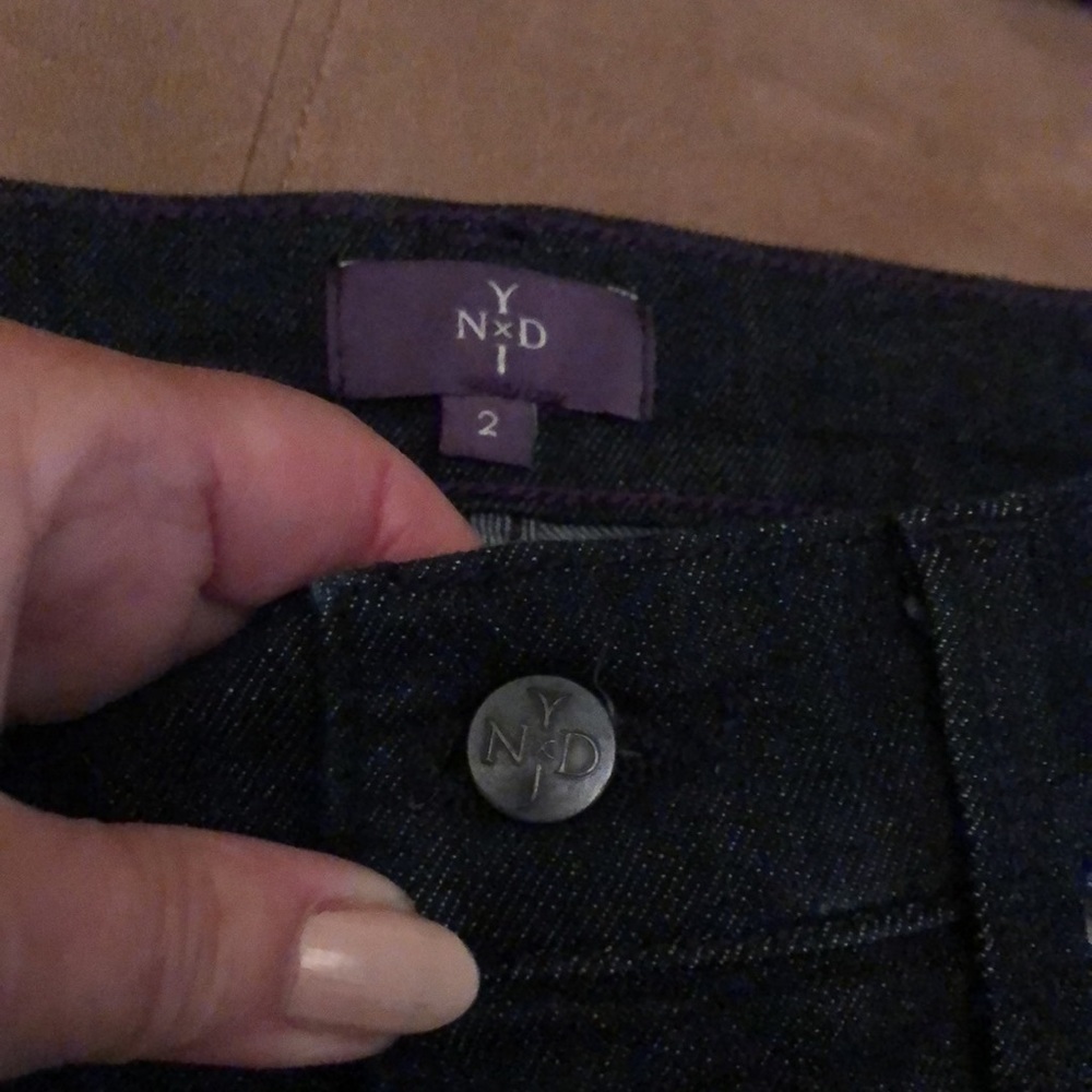 NYDJ style TM70N47T straight leg indigo blue jeans